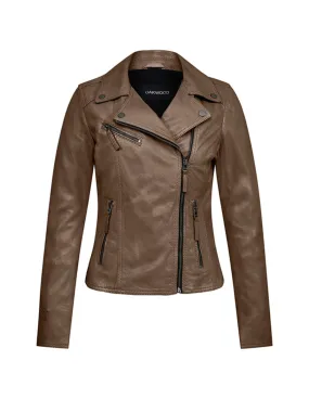 Blouson Oakwood Club Metal en cuir Ref 60963 Gold