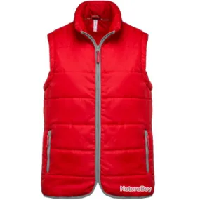 Bodywarmer ROUGE matelassé-KARIBAN TAILLE XL K611607