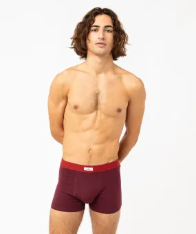 boxer homme en coton stretch extensible (lot de 2) rouge boxers et calecons