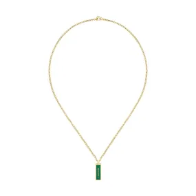 Collier Homme Lacoste Fence - 2040325 Acier Doré, Vert  | 3 Suisses