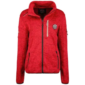 Geographical Norway Trincesse Femme - Polaire Col Cheminée Rouge
