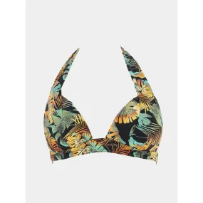 Haut de maillot de bain deep jaune noir femme - Happy & So | wimod
