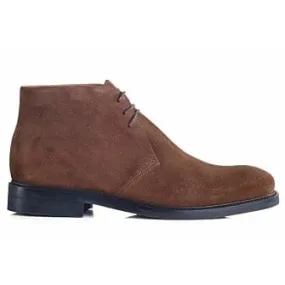 Low boots homme Velours Havane Greenwich Gomme City Ii