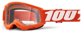 Masque Enfant 100% STRATA 2 | Orange | Verres clairs
