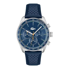 Montre Homme Lacoste Boston - 2011344 Bracelet Cuir Bleu | 3 Suisses