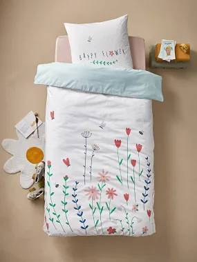 Parure enfant Magicouette FLOWERS, avec coton recyclé multicolore - Vertbaudet