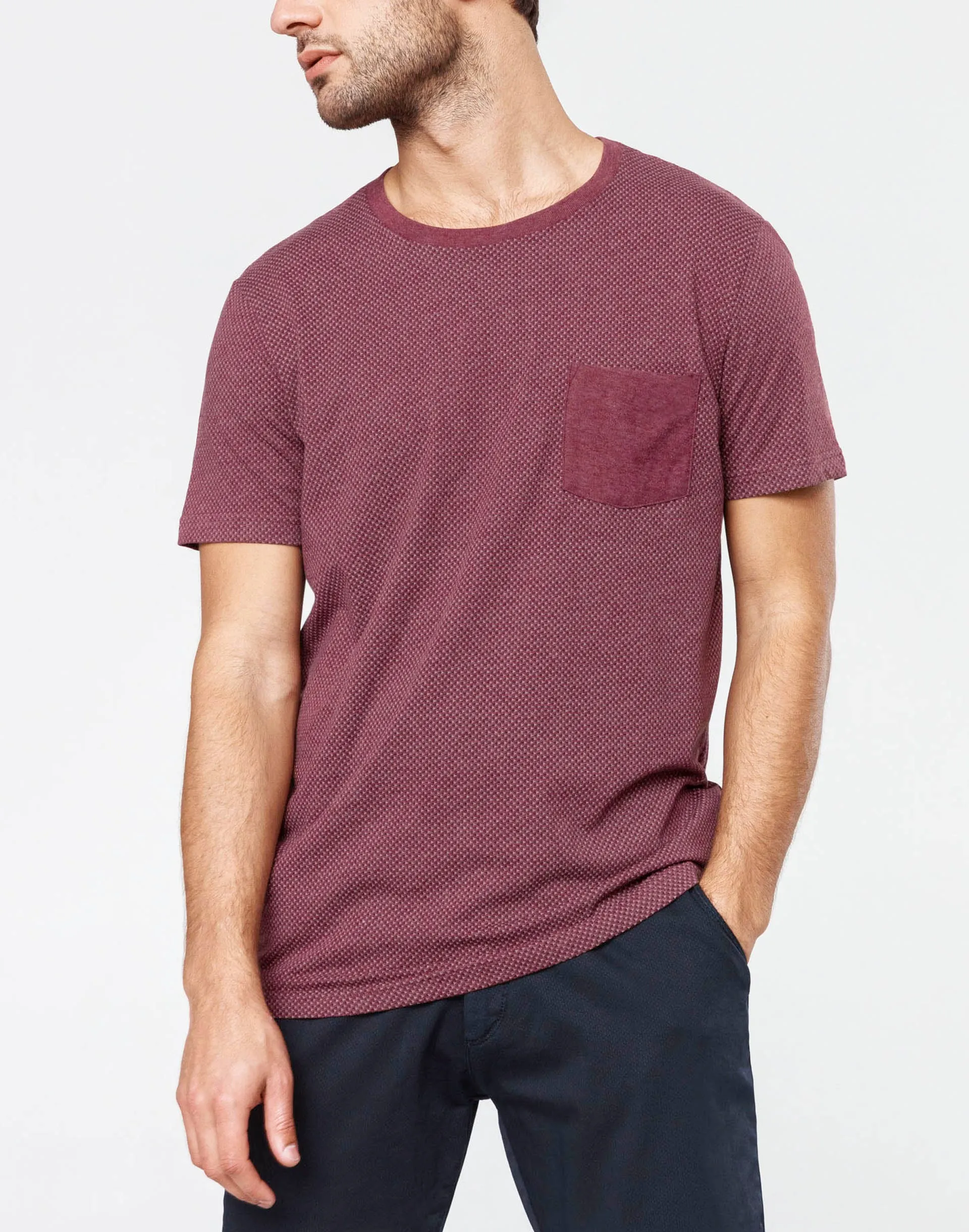 T-shirt bordeaux