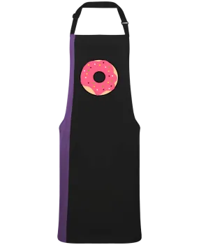 Tablier bicolore Donut Rose par  k-créatif
