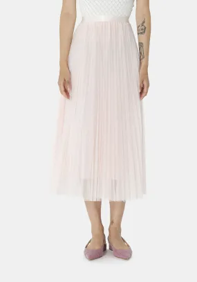 TARA JARMON  Jupe droit  longue  classique - juillet - Rose