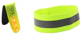 TNB URBAN MOOV - Pack brassard et clip réfléchissants - jaune